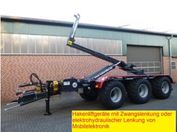 Remorque ampliroll/ multibenne Wernsmann WH31G mit Zwangsgelenkten Achsen mit Meillerhakenlift