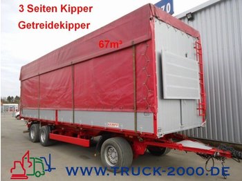 Kempf 3-Seiten Getreidekipper 67m³   9.80m Aufbaulänge - Remorque benne