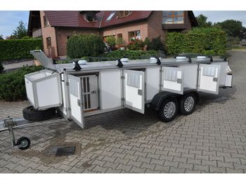 Remorque bétaillère WT Metall Hundeanhänger 10 Thermo Boxen