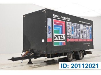 TURBO'S HOET Closed box trailer - Remorque fourgon