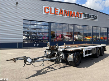 GS Meppel 3-assige containeraanhangwagen - Remorque porte-conteneur/ Caisse mobile