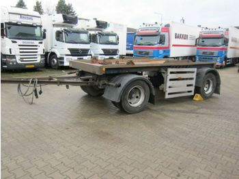 Remorque porte-conteneur/ caisse mobile Hüffermann HMA 1812 Blattfederung Absetzcontainer