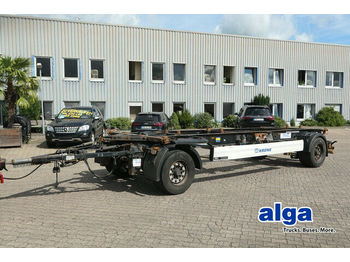 Remorque porte-conteneur/ caisse mobile Krone AZ, BDF, 445/45 R19,5 Bereifung, Luft, Scheibe