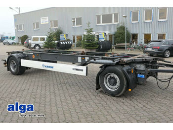 Remorque porte-conteneur/ caisse mobile Krone AZ, Scheibe, Luft, BPW-Achsen, TOP