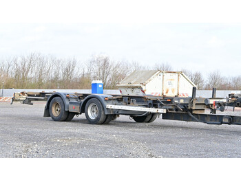 Remorque porte-conteneur/ caisse mobile Krone ZZW18 Tandem BDF BPW Achsen Jumbo Anhänger