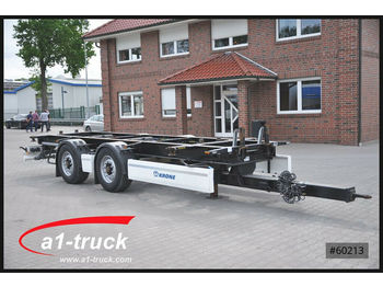 Remorque porte-conteneur/ caisse mobile Krone ZZW 18 Tandem BDF,