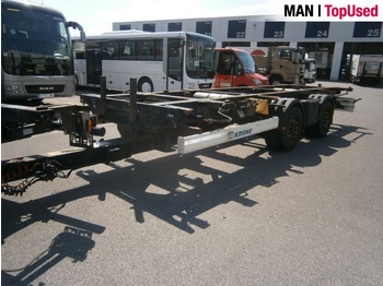 Remorque porte-conteneur/ caisse mobile Krone ZZ, Zentralachsanhänger