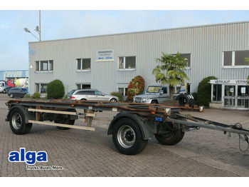 Remorque porte-conteneur/ caisse mobile Müller-Mitteltal RA 18,0, Außenroller 6,5mtr., 385/65 R22,5, Luft