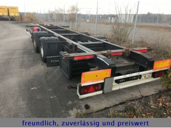Remorque porte-conteneur/ caisse mobile Schmitz Cargobull GOTHA ZWF 18 * BDF * TANDEM * SAF-ACHSEN *