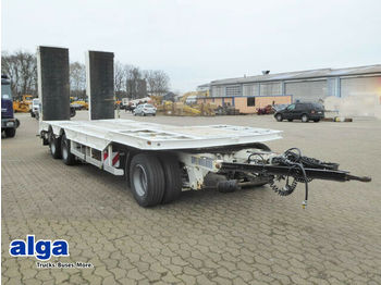 Remorque surbaissé Meusburger 3-Achser, hydr. Rampen, Luft, Tüv 08-2019