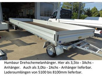 Remorque voiture Humbaur - HD306121-2A Serie 8400 2-Achser 3,0to Drehschemel