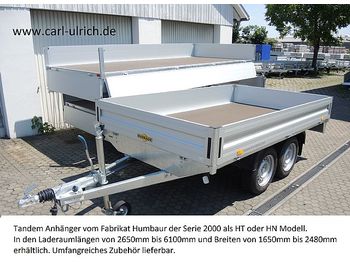 Remorque voiture Humbaur - HT355121 Tandemanhänger 3,5to Hochlader