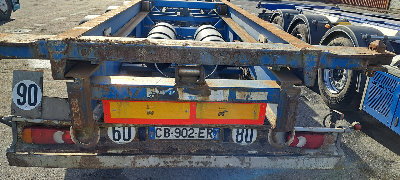 Semi-remorque châssis pour transport de containers ASCA: photos 5