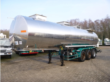 Semi-remorque citerne pour transport de produits chimiques BSLT Chemical tank inox 30 m3 / 1 comp: photos 1