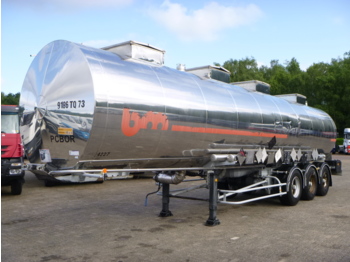 Semi-remorque citerne pour transport de produits chimiques BSLT Chemical tank inox 33.6 m3 / 4 comp: photos 1
