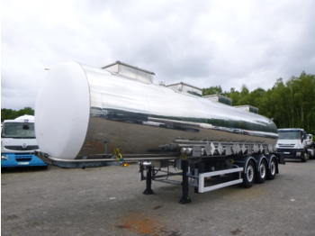 Semi-remorque citerne pour transport de produits chimiques BSLT Chemical tank inox 33m3 / 4 comp: photos 1