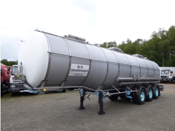 Semi-remorque citerne pour transport de la nourriture Burg Chemical / Food tank inox 36 m3 / 3 comp / ADR 01/2021: photos 1