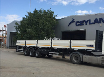 CEYLAN 3 AXLES FLATBED&PLATFORM WITH SIDE COVER - Semi-remorque plateau: photos 5