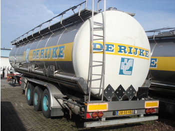Semi-remorque citerne pour transport de produits chimiques Dijkstra JUMBO Dijkstra 55.000 L. (15 m3+7.5m3+17.5m3+15m3) ADR: photos 1