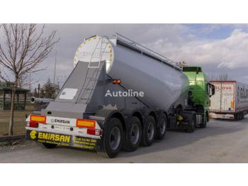 Semi-remorque citerne pour transport de ciment neuf EMIRSAN 4 Axle Cement Tanker Trailer: photos 1