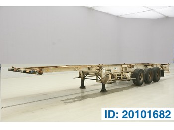 Semi-remorque porte-conteneur/ Caisse mobile Fruehauf Skelet 20-30-40 ft: photos 1