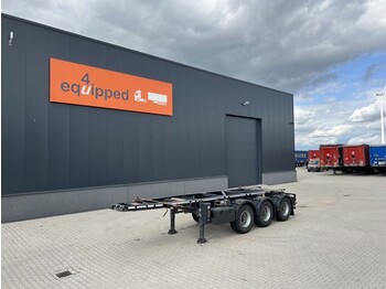 Semi-remorque porte-conteneur/ Caisse mobile LAG 20FT ADR (EX/II, EX/III, FL, AT), empty weight: 3.540kg, BPW, NL-Chassis, APK/ADR: 04/2023, several pieces available: photos 1