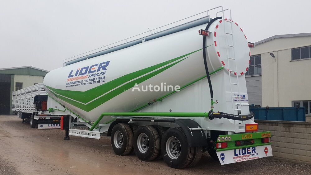 Semi-remorque citerne pour transport de ciment neuf LIDER 2023 NEW 80 TONS CAPACITY FROM MANUFACTURER READY IN STOCK: photos 15