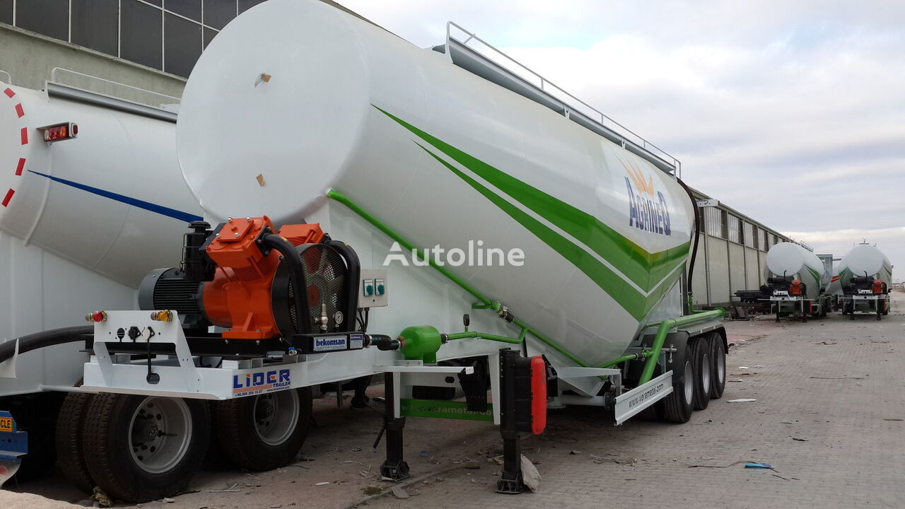 Semi-remorque citerne pour transport de ciment neuf LIDER 2024 NEW 80 TONS CAPACITY FROM MANUFACTURER READY IN STOCK: photos 10