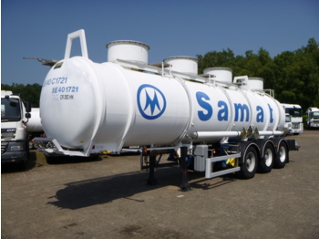Semi-remorque citerne pour transport de produits chimiques Magyar Chemical ACID tank inox 24.5 m3 / 1 comp: photos 1