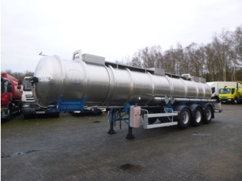 Semi-remorque citerne pour transport de produits chimiques Magyar Chemical tank inox 20 m3 / 1 comp: photos 1