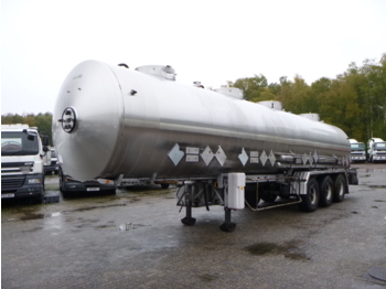 Semi-remorque citerne pour transport de produits chimiques Magyar Chemical tank inox 31 m3 / 4 comp: photos 1