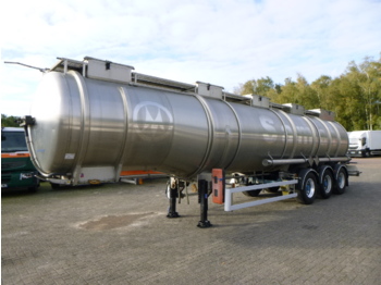 Semi-remorque citerne pour transport de produits chimiques Magyar Chemical tank inox 35 m3 / 1 comp: photos 1
