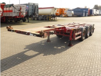Semi-remorque porte-conteneur/ caisse mobile Broshuis MIDDLE/REAR SLIDING ALL CONECTIONS