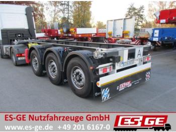 Semi-remorque porte-conteneur/ caisse mobile Krone 3-Achs-Containerchassis für 20 ft. Container