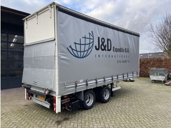 Semi-remorque bâche Veldhuizen be oplegger 10 ton schuifzeilen Dhollandia laadklep 1500 kg
