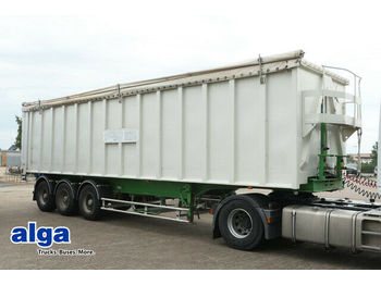 Semi-remorque benne Benalu Alu-Mulde, 55m³, Alu-Chassis, leicht, Kombitüren