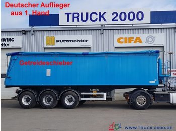 Semi-remorque benne Carnehl 3 Achs 40m³ Alu Getreide Schieber 32.8t.Nutzlast