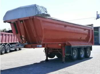 Tisvol SVAC/3E Tipper trailer 25m3 HALF-PIPE - Semi-remorque benne