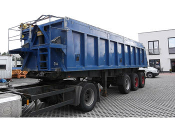 Semi-remorque benne Trailor S343 LB Alu Blatt-Blatt