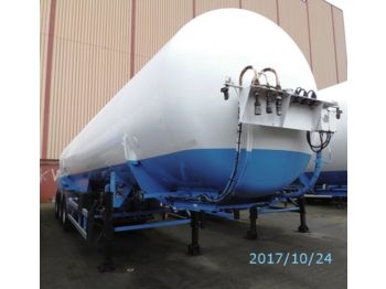 Semi-remorque citerne KLAESER GAS, Cryogenic, Oxygen, Argon, Nitrogen