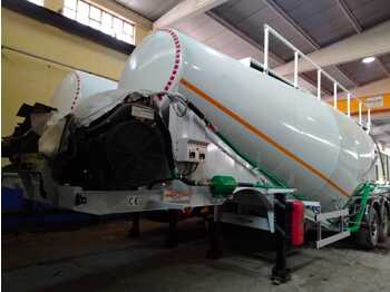 Semi-remorque citerne MS 34m³ Cement tanker