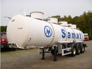 Semi-remorque citerne Magyar Chemical ACID tank inox 24.5 m3 / 1 comp
