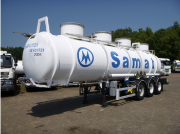 Semi-remorque citerne Magyar Chemical ACID tank inox 24.5 m3 / 1 comp