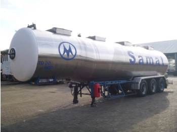 Semi-remorque citerne Magyar Chemical tank inox 33 m3 / 4 comp