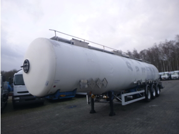 Semi-remorque citerne Magyar Chemical tank inox 35 m3 / 4 comp