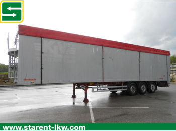Semi-remorque fond mouvant Reisch Walkingfloortrailer, SAF-Achsen, Liftachse