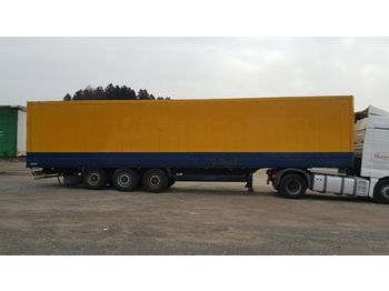 Semi-remorque fourgon Krone SDK 27, Kleiderkoffer-Textil-Doppelstock