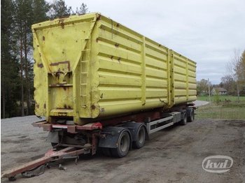 Närko D4YF51H11 Lastbilssläp med containers  - Semi-remorque fourgon