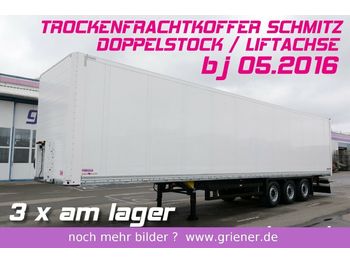 Semi-remorque fourgon Schmitz Cargobull SKO 24/ DOPPELSTOCK /LIFTACHSE TOP 3 x vorhanden