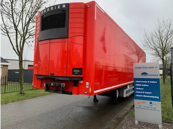 H.T.F. Heiwo HTF 2 axle Frigo trailer 1 axle steering Carrier Vector city dubbele verdamper MOT 03-2026 - Semi-remorque frigorifique